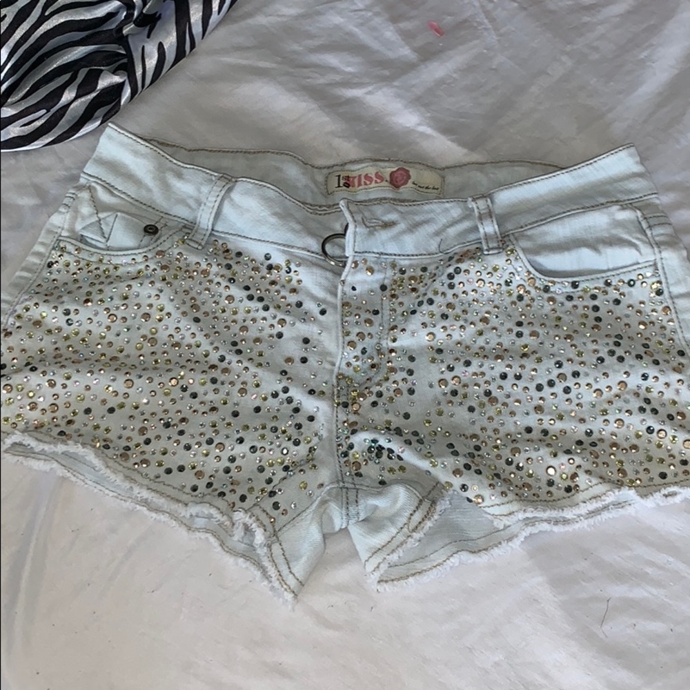 Front Sparkle Shorts